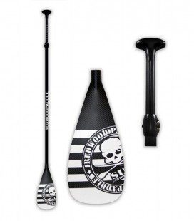 Pagaia SUP Player Ajustável Black Red